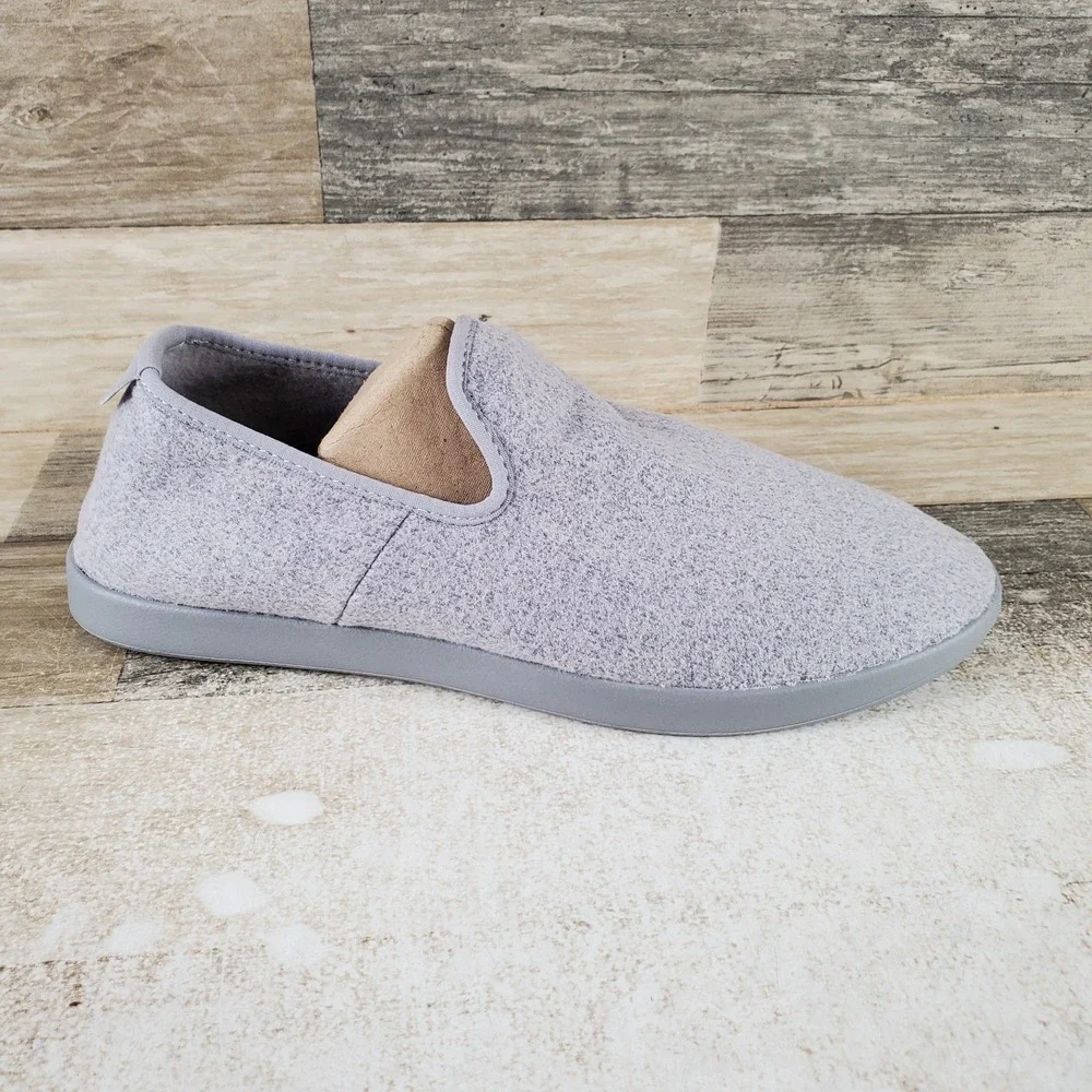 Allbirds Wool Loungers Mens Loafers Shoes Sz 9 Gray Comfort Round Toe Slip On